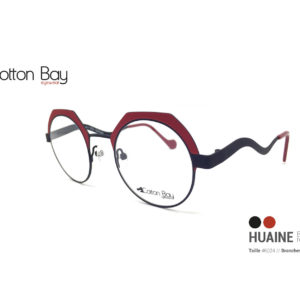 Lunettes Cotton Bay collection Huaine-blackrouge